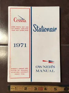 1971 Cessna U206E Stationair Owner's Manual